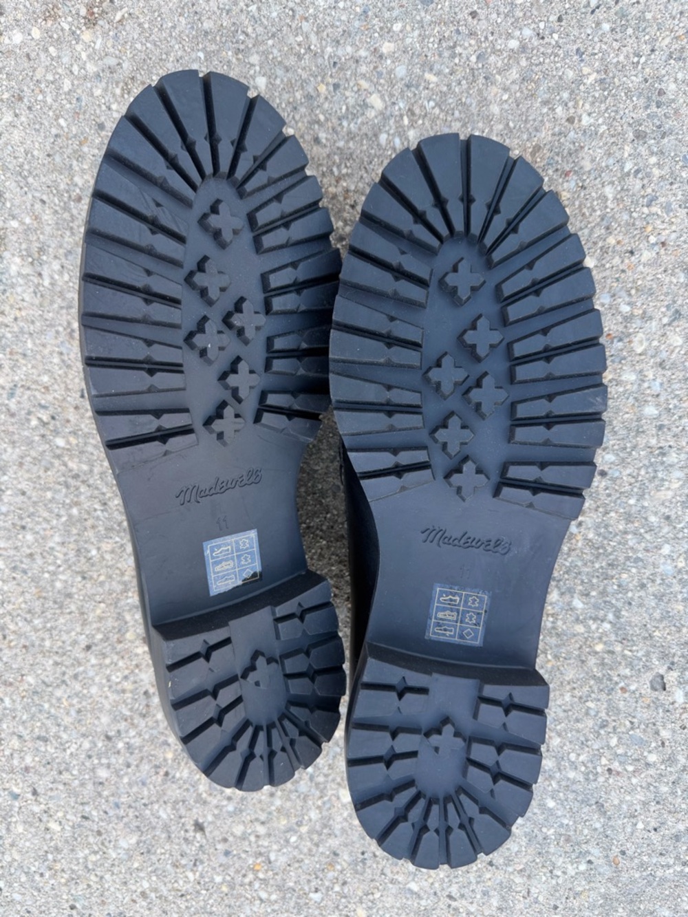 NWOB Madewell The Bradley Lugsole Loafer in Leather in True Black sz 11 - Picture 6 of 7